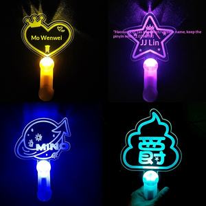 Letreros Luminosos Acrílicos LED Intermitentes, Barras Luminosas para <span class=keywords><strong>Conciertos</strong></span>, Accesorios de Animación, Formas de Corazón/Estrella/Planeta/Caca, para Interiores, Graduaciones, Ramadán - Product Image 2