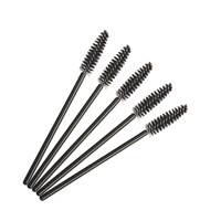 Brosses de mascara jetables en nylon 50 pcs/sac baguettes de brosse d'extension de cils