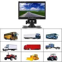 Monitor Mobil 7 Inci HD Input A/V Layar LCD Alat Bantu Mundur Tahan Guncangan Dudukan Sandaran Kepala Dashboard Bergaransi untuk Cadangan Mobil