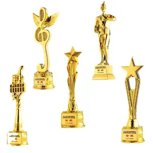 Resin Cup Creative Little Gold Medal Engraved Football and Basketball Competition Medal trophies and medals