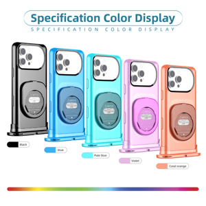 Wasserdichte Schnorchel-Tauch-Foto-Video-Hüllen für iPhone 12 13 14 15 16 Pro Max Professional Unterwasser-Telefon hülle - Product Image 2