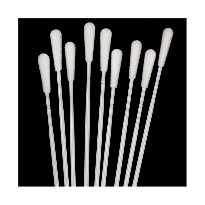 Sterile Disposable Specimen Collection Flocked Swab Nasopharyngeal Swab Throat Swab