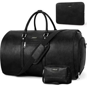 Échantillon gratuit Sac de vêtements convertible de haute qualité avec poches latérales Sac de voyage pliable Sacs à costumes - Product Image 4