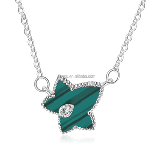 <span class=keywords><strong>2023</strong></span> nouveau collier et boucles d'oreilles Simple mode chaîne de verrouillage léger luxe polyvalent cadeau avancé - Product Image 3