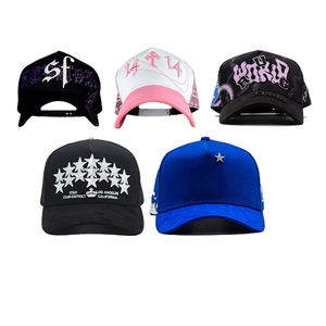 Niedrige Mindestbestellmenge Wildleder 5-Panel Individuell Bestickte Baseballkappen mit Eigenem Logo G5 Beards Hats Scream Cap - Product Image 3