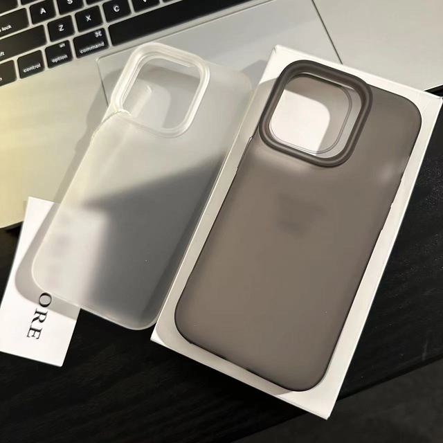 Ultra Thin Matte Hard PC TPU Translucent Clear Sanding Phone Case for iPhone 16 Pro 15 14 Plus 13 Pro Max Slim Skin Back Cover