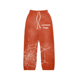 Pantalones Deportivos de Hombre con Logotipo Personalizado 2025, Diseño a Cuadros con Letras, Estilo Informal, con Cordón Ajustable, 100% Algodón - Product Image 5