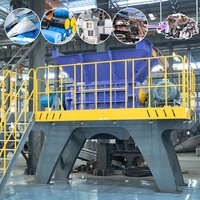 Mesin Penghancur Logam Bekas Aluminium untuk Ember Cat Bekas, Drum Minyak, dan Logam Campuran