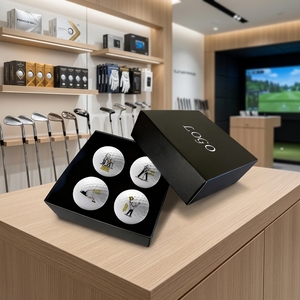 Juego de 3 Pelotas de Golf con 300 Hoyos en Caja Metálica, Disponible en Paquetes de Tres/<span class=keywords><strong>Cuatro</strong></span>/Seis, Personalizable con Diseños - Product Image 1