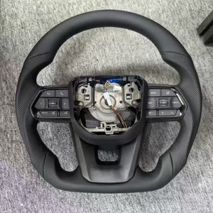 Volante de Cuero Negro para <span class=keywords><strong>Toyota</strong></span> Land Cruiser Serie 79 LC200 LC300 LC250 Prado 150 Hilux 4Runner <span class=keywords><strong>GR</strong></span> 4 Runner - Product Image 5