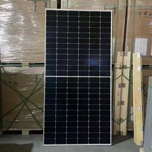 JA All Black Bifacial <span class=keywords><strong>Solar</strong></span> panel 555W 580W <span class=keywords><strong>Solar</strong></span> Photovoltaik N Typ Doppel glas Halb zellen Solarpanels Energie mit Massen preis - Product Image 1