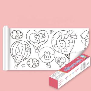 Rotolo di Carta Adesiva per Disegno per Bambini, 3m, 10m, con Stampe Cartoon, per Colorare e Dipingere Fai-<span class=keywords><strong>da</strong></span>-Te - Product Image 1