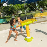 Parc aquatique de loisirs pour hôtels, complexes hôteliers et maisons, avec jouets lanceurs d'eau en fibre de verre et équipements de jeu