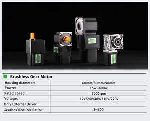 3V 6V <span class=keywords><strong>9V</strong></span> 12V 24V Motor Bldc de baja velocidad Motor CC con engranaje helicoidal - Product Image 6