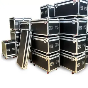 Caja de vuelo de aluminio de aire personalizada, fabricación profesional de fábrica para equipos de escenario, venta al por mayor