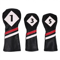 Housses et protections pour clubs de golf - Matériel en polyuréthane, différents styles, protections pour têtes de clubs en bois