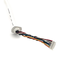 Cable IPC de 10 pines Flexible con aislamiento de PVC de alta calidad, diseño Simple, arnés de cableado de 350mm para cámara de seguridad CCTV
