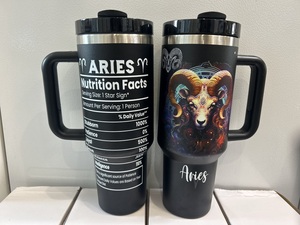 12 Renk 40oz Paslanmaz Çelik Kişiselleştirilmiş Burç Doğum Günü Hediye Kupaları Çevre Dostu Takımyıldızları Seyahat Bardakları - Product Image 2