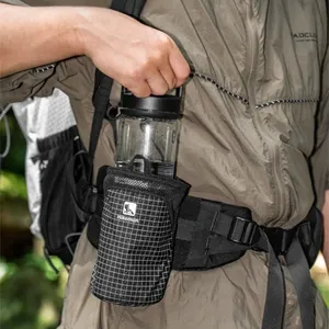 Borsa per bottiglia d'acqua da escursionismo Hikeman, realizzata in materiale resistente, borsa portatile espandibile Molle per manubri di bicicletta - Product Image 5