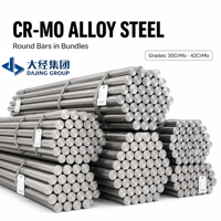 Barre en acier allié 42CrMo norme GB, tolérance 1 %, pour arbres, engrenages, fixations, machines de construction, tiges en acier haute résistance