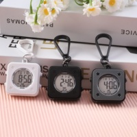Minuteur d'étude portable couleur bonbon, montre numérique électronique de poche avec porte-clés pour étudiant, cadeau promotionnel idéal