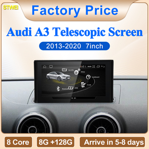 STWEI 2025 Nouveau Lecteur Vidéo Multimédia GPS Navi pour Voiture avec Fonction de Levage 7 Pouces, 8 Cœurs, Android 14, Carplay pour AUDI A3 Années 2013-2018 - Product Image 2