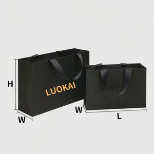 Bolsas de Regalo de Papel con Logotipo Personalizado para Pequeñas Empresas, Bolsas de Compras de Lujo con Impresión de su Propio Logotipo - Product Image 4
