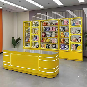 Vitrine <span class=keywords><strong>de</strong></span> magasin <span class=keywords><strong>de</strong></span> détail personnalisée, mignonne et écologique, en verre, pour jouets, poupées, et <span class=keywords><strong>boutique</strong></span> <span class=keywords><strong>de</strong></span> cadeaux modernes - Product Image 5
