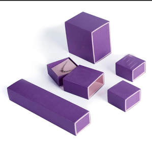 Custom Logo Luxury <b>Earring</b> Drawer Jewelry <b>Box</b> Ring Necklace Bracelet Pendant Display Gift Set Jewelry <b>Box</b> Storage <b>Box</b> - Product Image 1