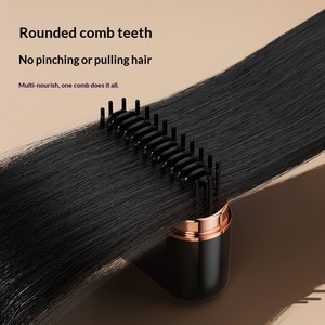 Peigne lisseur, <span class=keywords><strong>brosse</strong></span> électrique sans fil mini, double usage avec fonction <span class=keywords><strong>chauffante</strong></span> et rechargeable, portable - Product Image 2