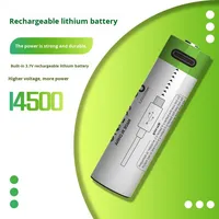 Baterai Lithium Pengisian Cepat Tipe-C Port 14500 3.7V AA Kapasitas Besar untuk Alat Cukur & Senter Buatan Cina