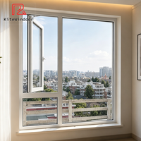 Puerta Batiente de Vidrio con Aislamiento Térmico, Aleación de Aluminio, Vidrio Templado, Insonorizada, Tamaño Personalizado para Decoración del Hogar