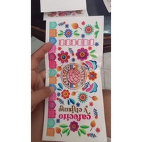 Prêts à être expédiés : Enveloppes UV DTF pour gobelets 16oz, imperméables, 3D, en verre, autocollants UV DTF, motifs de citations inspirantes et de designs pour gobelets