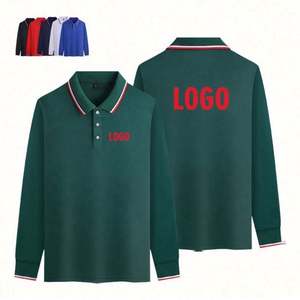 Camiseta de Algodón de la Mejor Calidad para Hombre, Manga Larga, Casual, Verano, Diseño Sólido, Tallas Grandes, Compresión, Venta al por Mayor, Unisex, Bordado - Product Image 1