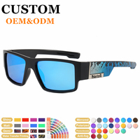 Lunettes de moto polarisées, lunettes de soleil de pêche, protection UV400, lunettes de sport unisexes, lunettes de soleil hip-hop pour hommes
