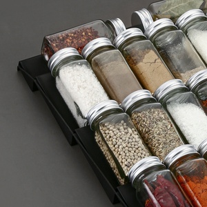 Organisateur de <span class=keywords><strong>tiroir</strong></span> à épices, plateau à épices pour armoires de cuisine, support à épices réglable à quatre niveaux, insert de <span class=keywords><strong>rangement</strong></span> pour épices de cuisine - Product Image 6