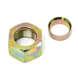 Plowing Hex Nut With <b>Lock</b> Washer 27x1.5 And 33x1.5 For Air Compressor Parts - Product Image 3