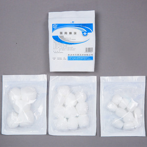 Boules de coton médicales Wei An, absorbantes, stériles, jetables, pour usage médical, tailles grande, moyenne, petite, OEM personnalisé - Product Image 2