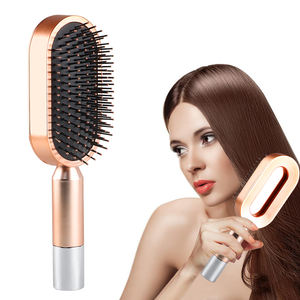 Cepillo de pelo de Borstel para mujer, Cepillo de pelo Autolimpiante, masajeador de aire 3D, autolimpieza - Product Image 4