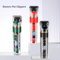 Kit de toilettage rechargeable pour animaux de compagnie, tondeuses électriques sans fil pour enlever les poils de chien et de chat
