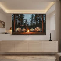 Antenne TV numérique ANTOP 470-862 MHz, mini format, HDTV, visionnage gratuit, intérieur, base magnétique, gain élevé 24 dB, plastique, 75