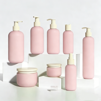 Envase Vacío de Plástico HDPE PCR Ecológico de 100, 250 y 500 ml para Sérum para el Cuidado de la Piel, Gel de Ducha, Exfoliante Corporal y Cosméticos, con Tapa de Pulverizador/Bomba