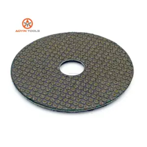 Tampons de polissage électrolytiques diamantés à haute efficacité OEM 3 8 10 pouces 200mm pour béton de granit et marbre et autres types de pierres