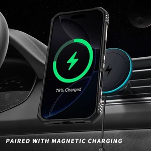 Cover per Telefono Antiurto in TPU+PC con Magnete per Samsung S25 Ultra, Custodia per iPhone 17Pro Max 16 15 14 <span class=keywords><strong>13</strong></span> - Product Image 6