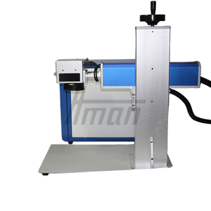 Machine de marquage laser à fibre portable de table pour bijoux et artisanat en acrylique avec zone de marquage de 200x200 mm et fonctionnement pulsé M - Product Image 5