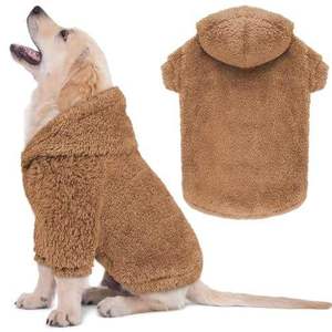 Bata de Baño <span class=keywords><strong>para</strong></span> <span class=keywords><strong>Perros</strong></span> de Alta Calidad, de Forro Polar Sólido, Estilo Hotel, Sudadera con Capucha <span class=keywords><strong>para</strong></span> Invierno, <span class=keywords><strong>para</strong></span> <span class=keywords><strong>Perros</strong></span> Pequeños y Medianos - Product Image 4