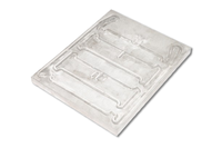 Plaque de refroidissement de brasage Plaque de refroidissement liquide durable pour transmissions électriques
