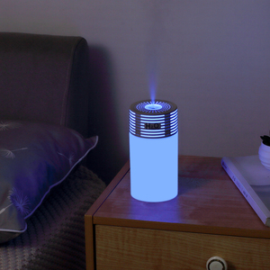 Humidificador de aire portátil con luz LED, minidifusor de aceites esenciales, 300ml, h2o, doble, usb, para coche, venta al por mayor - Product Image 2