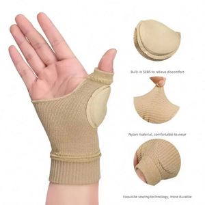 Guantes transpirables de LICRA para el cuidado de la muñeca, con almohadillas de gel para lesiones en el pulgar, 1 par - Product Image 5