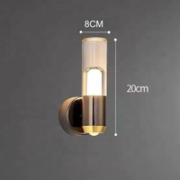 Applique murale LED rotative transfrontalière de luxe pour chambre à coucher, mur de fond de tête de lit, escalier et couloir